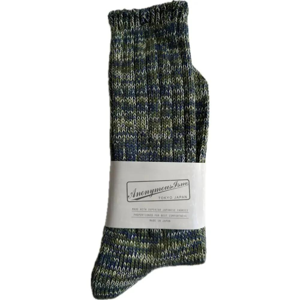 Anonymous ISM Socks Crew Made in Japan Cashmere Blend One Size Fits Most